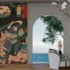 Papier Peint Panoramique Estampe 19e siècle Utagawa Kuniyoshi - Midono