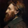 Papier Peint Panoramique Peinture 19e siècle François Flameng - Portrait d'Auguste Rodin