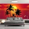 Papier Peint Panoramique Plage Palmiers 2