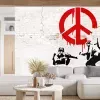 Papier Peint Panoramique Banksy - Soldats Peace