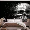 Papier Peint Panoramique Art Tête de Mort Skull