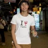 T-shirt homme 100% coton bio - Cadeau - "I LOVE l'apéro"