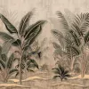 Papier peint Panoramique Jungle Vintage
