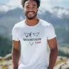 T-shirt homme personnalisé - Nature - "Mountain club"