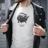 T-shirt homme personnalisé - Muscle car et usa - "Full throttle America"