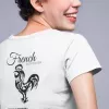 T-shirt femme personnalisé - Football - "French supporter..."