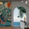 Papier Peint Panoramique Papier Peint Panoramique Estampe 19e siècle Utagawa Kuniyoshi - Iwamurada
