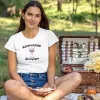T-shirt femme personnalisé - Citation - "L'art de vivre"