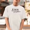 T-shirt homme 100% coton bio - Humour - "Je bois toujours avec modération"