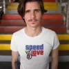 T-shirt homme personnalisé - Lifestyle - "Speed and Love"