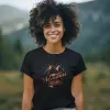 T-shirt femme personnalisé - Nature - "The adventure begins"