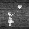 Papier Peint Panoramique Banksy - La Fille au Ballon