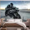 Papier Peint Panoramique Moto Kawasaki H2R