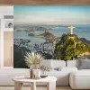 Papier Peint Panoramique Brésil Rio de Janeiro Statue du Christ