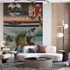 Papier Peint Panoramique Estampe 19e siècle Utagawa Kuniyoshi - Itabashi