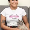 T-shirt femme 100% coton bio - Cadeau - "Certifiée meilleure marraine du monde"