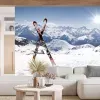 Papier Peint Panoramique Ski