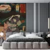 Papier Peint Panoramique Estampe 19e siècle Utagawa Kuniyoshi - Midono