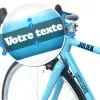 Exemple de pose de Lettrage adhésif vélo personnalisé