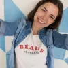 T-shirt femme personnalisé - Humour - "Beauf de France"