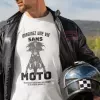 T-shirt homme personnalisé - Moto - "Une vie sans moto ?"