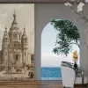 Papier Peint Panoramique Peinture 19e siècle Charles-Claude Bachelier - L'église russe de Paris