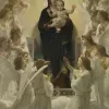 Papier Peint Panoramique Peinture 19e siècle William Bouguereau - La Vierge aux anges
