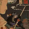 Papier Peint Panoramique Estampe 19e siècle Utagawa Kuniyoshi - Mitake