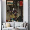 Papier Peint Panoramique Estampe 19e siècle Utagawa Kuniyoshi - Honjō