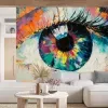 Papier Peint Panoramique Œil Peinture Art