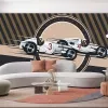 Papier Peint Panoramique Vintage Racing Car