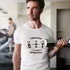 T-shirt homme personnalisé - Citation - "Gym obligatoire"