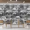 Papier Peint Panoramique Crane Skull Pattern