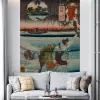 Papier Peint Panoramique Estampe 19e siècle Utagawa Kuniyoshi - Itabashi
