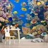Papier Peint Panoramique Aquarium Poissons