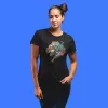 T-shirt femme personnalisé - Sport - "Rugby sauvage"