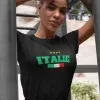 T-shirt femme personnalisé - Football - "Maillot de foot ITALIE"