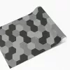 Papier Peint Moquette Hexagonal grise