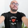 T-shirt homme personnalisé - Citations Famille / Motivation - "Super Papa"