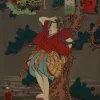 Papier Peint Panoramique Estampe 19e siècle Utagawa Kuniyoshi - Agematsu