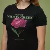 T-shirt femme personnalisé - Nature - "Wild in green"