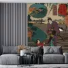 Papier Peint Panoramique Estampe 19e siècle Utagawa Kuniyoshi - Sakamoto