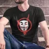 T-shirt homme personnalisé - Personnages - "V masqué"