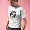 T-shirt homme 100% coton bio - Humour - "I RHUM MAN"