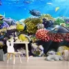 Papier Peint Panoramique Aquarium Océan Poissons