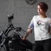 T-shirt femme personnalisé - MotoGP - "Je peux pas j'ai MotoGP"