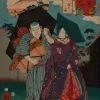 Affiche personnalisée Estampe 19e siècle Utagawa Kuniyoshi - Kashiwabara