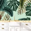 Papier peint Panoramique Feuilles tropicales 3