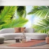 Papier Peint Panoramique Tropical Feuilles