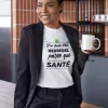 T-shirt femme personnalisé - Citations Humour - "J'ai décidé d'être heureuse"